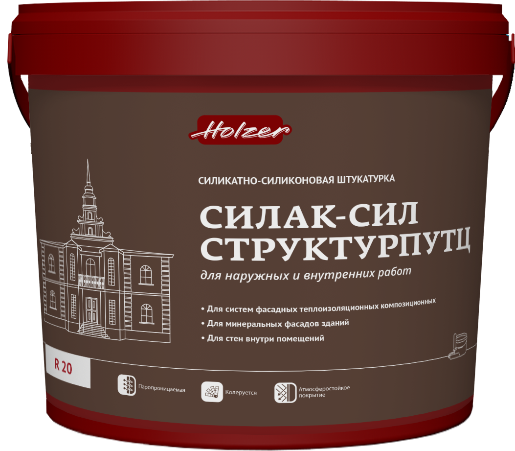 Силак-Сил Структурпутц R 15